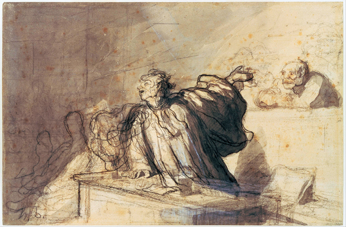  奥诺雷·杜米埃 Honore Daumier ——恳求辩护